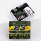 Подарочный набор "Ready to fight" 23 февраля (носки и кружка)