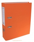 Папка регистратор 80 мм LAMARK ПВХ с уголком, оранжевый