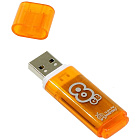 Флэш диск 8Gb Smart Buy Glossy, оранжевый
