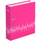 Папка регистратор 70мм Берлинго "Neon" ламинированная, розовая