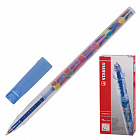 Ручка шариковая Stabilo  "Tropikana", синяя /дисплей 72шт.