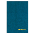 Книга учета 96 л., клетка, твердая, бумвинил, блок офсет, А4 (200х290 мм), BRAUBERG, светло-синяя