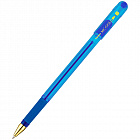 Ручка на масл. основе MunHwa "MC Голд", синяя, 1мм, грип, тонир.