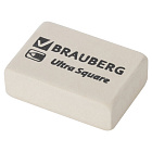 Ластик Брауберг "Ultra Square", 26х18х8мм, белый