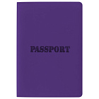 Обложка Паспорт Стафф , мягкий полиуретан, фиолетовая