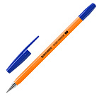 Ручка шариковая BRAUBERG "M-500 ORANGE", СИНЯЯ, корпус оранжевый, узел 0,7 мм, линия письма 0,35 мм