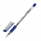 Ручка шариковая масляная с грипом ERICH KRAUSE "Ultra-30", СИНЯЯ, корпус прозрачный, узел 0,7 мм, ли