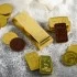Шоколад "Золотой запас": шоколад 85г., шоколадные слитки 6 шт., монеты 10 шт.