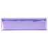 Пенал-косметичка ЮНЛАНДИЯ, мягкий, полупрозрачный, "Glossy", фиолетовый, 20х5х6 см