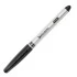 Ручка роллер Брауберг "Control", корпус серебр., 0,5мм черная