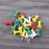 Силовые кнопки-гвоздики STAFF, цветные, 50 шт., в картонной коробке