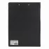Папка-планшет Брауберг с верхним прижимом, картон/ПВХ, черная