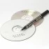Маркер для CD и DVD Brauberg черный 0,5мм, "Jet Disc" супертонкий метал. наконечник