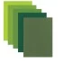 Цветной фетр для творчества А4 BRAUBERG/ОСТРОВ СОКРОВИЩ, 5л., 5цв., толщина 2 мм, оттенки зеленого