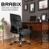 Кресло офисное BRABIX "Space" EX-508, экокожа, хром, черное