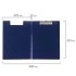 Папка-планшет BRAUBERG "Contract", А4 (315х230 мм), с прижимом и крышкой, пластиковая, синяя, сверхп
