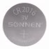 Батарейка SONNEN Lithium, CR2016, литиевая, 1 шт., в блистере