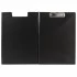 Папка-планшет Брауберг с верхним прижимом, картон/ПВХ, черная