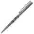 Ручка подарочная шариковая GALANT "Basel", корпус серебристый с черным, хромированные детали, пишущи