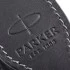 Набор Parker: ручка шариковая "Sonnet Black Lacquer GT", 1,0мм и чехол из натуральной кожи, подар