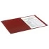 Папка с пластиковым скоросшивателем BRAUBERG "Office", красная, до 100 листов, 0,5 мм