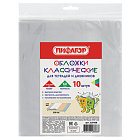 Обложка ПЭ 210×350мм 60мкм для тетрадей и дневников, 10шт. Пифагор