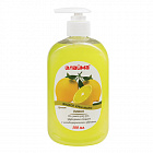 Мыло жидкое 500 мл, ЛАЙМА "Лимон", с антибактериальным эффектом, дозатор