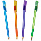 Ручка на масл. основе MunHwa "MC Голд LE" синяя, 0,5мм, грип