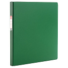 Скоросшиватель картон/ПВХ BRAUBERG, 35 мм, зеленая, до 290 листов