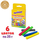 Пластилин 06цв. Юнландия "ЮНЛАНДИК-СКУЛЬПТОР", 120г