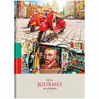 Бизнес-блокнот А4 160л. Спейс "Путешествия. Collage of travel", глянцевая ламинация