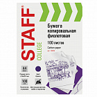 Копировальная бумага фиолетовая А4 100л. в пачке STAFF