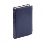 Ежедневник полудатир. А5+ Альт "Boss" 208л. синий, сер. срез