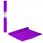 Бумага гофрированная BRAUBERG РОЗОВАЯ растяжение до 45%, 32г/м,рулон,фиолет,50*250см