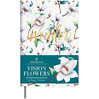 Ежедневник недатир. В6, 136л., кожзам, Greenwich Line "Vision.Flowers", тон. блок, цв. срез