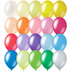 Воздушные шары, 100шт., М12/30см, ArtSpace, металлик, 20 цветов ассорти