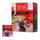 Чай TESS (Тесс) "Pleasure", черный с шиповником и яблоком, 100 пак. по 1,5 г,