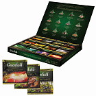 Чай GREENFIELD (Гринфилд), НАБОР 12 видов, 60 пирамидок, 110 г, картонная коробка