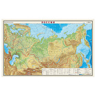 Карта настенная "Россия. Физ. карта", М-1:7 000 000, размер 122*79см, ламинир.,