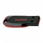 Флэш диск 16GB SanDisk "Cruzer Blade", USB 2.0, красный/черный