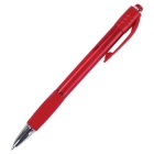 Ручка шариковая автоматическая с грипом BRAUBERG SUPER, СИНЯЯ, корпус красный, узел 0,7 мм