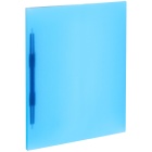 Папка с пружинным cкоросшивателем OfficeSpace А4, 14мм, 400мкм, пластик, синяя
