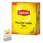 Чай LIPTON "Yellow Label", черный, 100 пакетиков