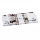 Деньги шуточные "50 рублей", упаковка с европодвесом, AD0000074