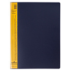 Папка с 20 вкладышами Durable "DuraLook Color", 17мм, 700мкм, антрацит-желтая