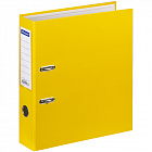 Папка регистратор 70 мм OfficeSpace бумвинил с карманом желтая