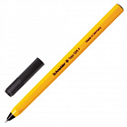 Ручка Schneider "Tops 505 F" черная, 0,8мм, оранжевый корпус