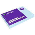 Самоклеящийся блок Berlingo "Ultra Sticky", 100*75мм, 100л., пастель, голубой