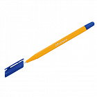 Ручка шариковая OfficeSpace "xTrio" синяя, 0,7мм, трехгр., желтый корпус, на масл. основе, штрихкод