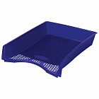Лоток горизонтальный для бумаг STAFF "Profit", A4 (330х260х60 мм), синий